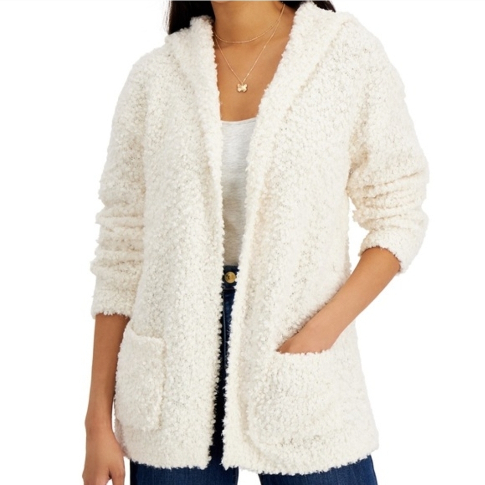 Hippie Rose Cream Teddy Jacket, *NWT* Size Extra Large